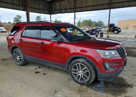 2016 Ford Explorer Sport из США, поврежденный, VIN 1FM5K8GT1GGB00166